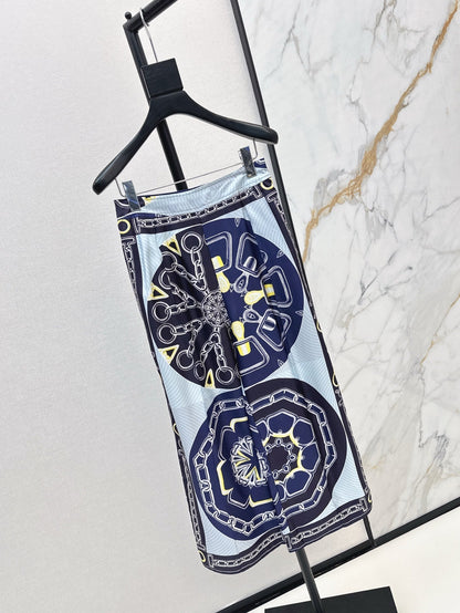 25ss silk wide leg pants