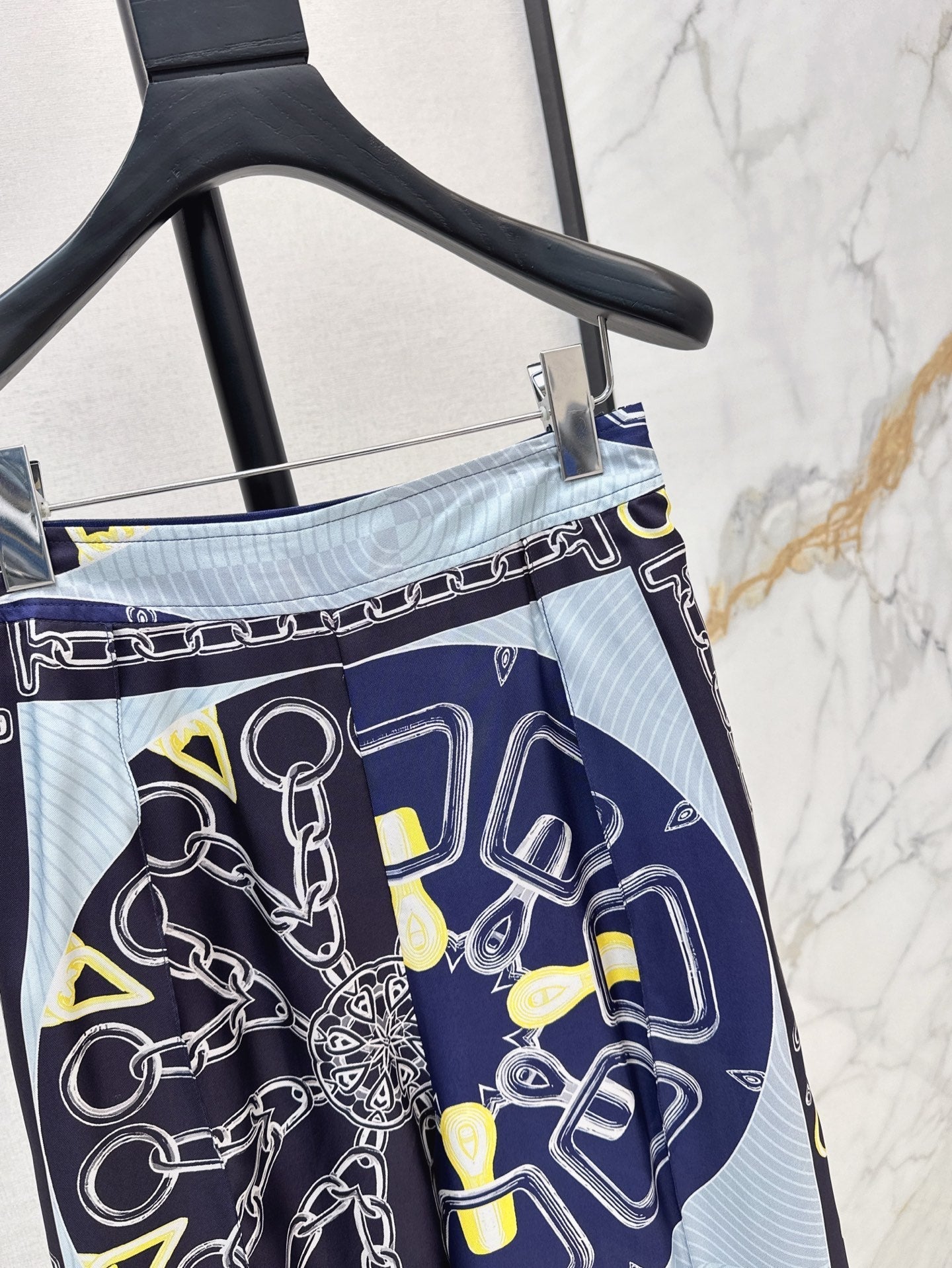 25ss silk wide leg pants