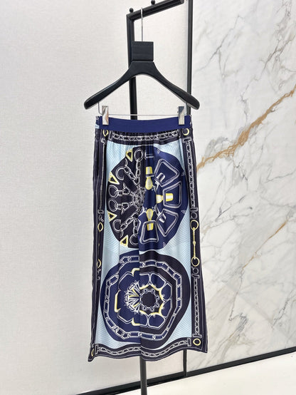 25ss silk wide leg pants