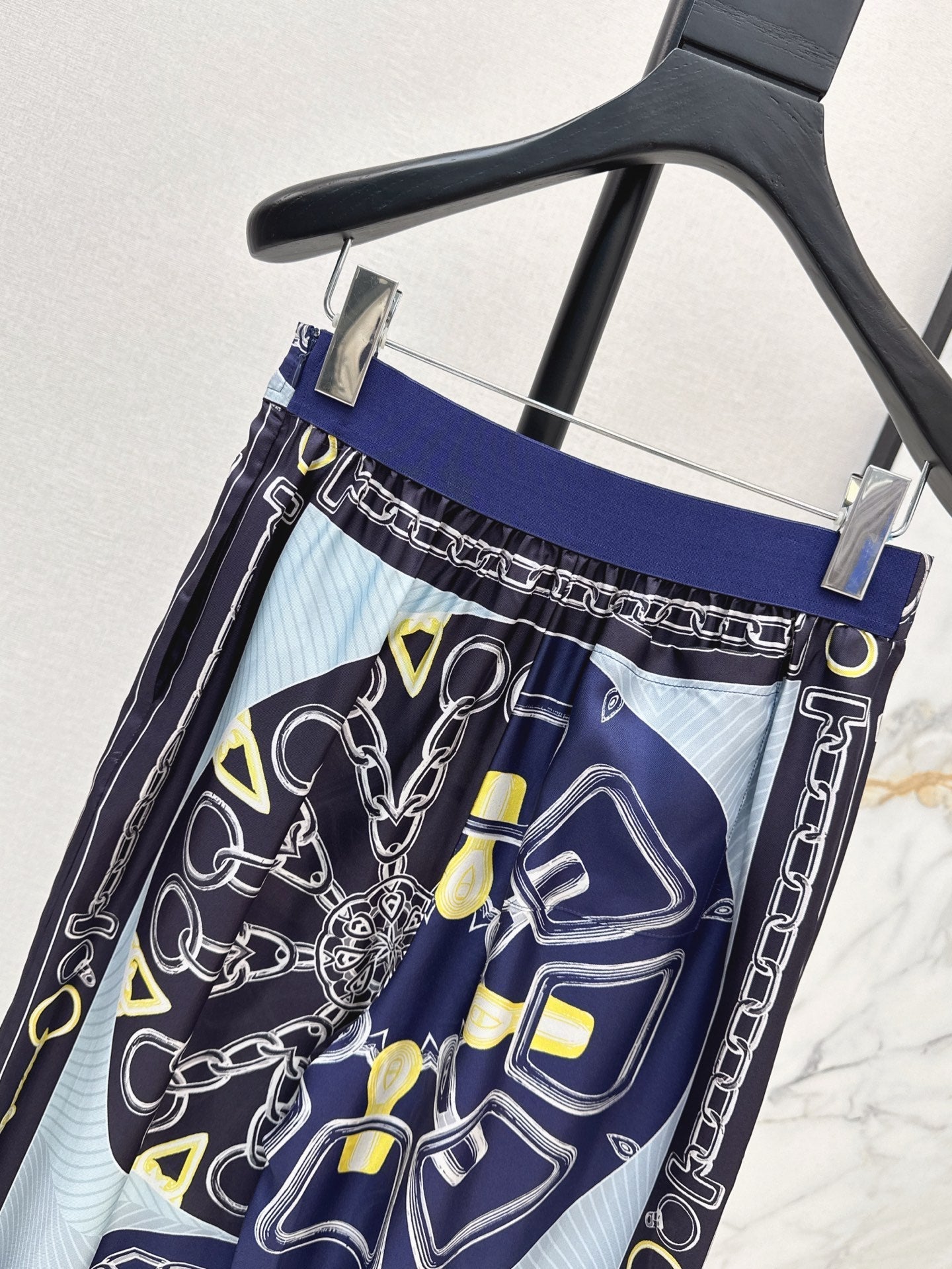 25ss silk wide leg pants