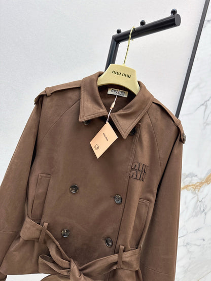 25ss short trench coat