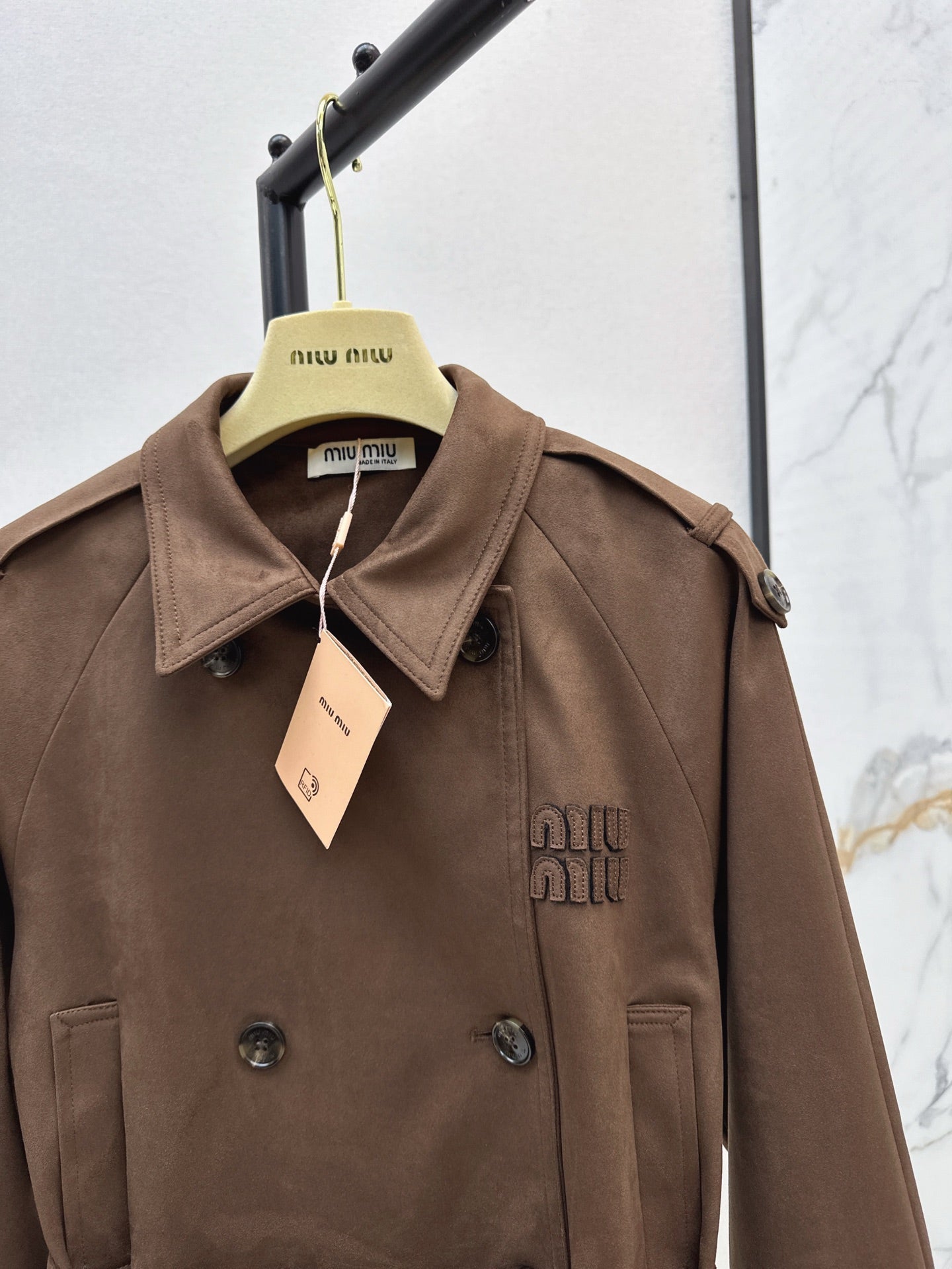 25ss short trench coat