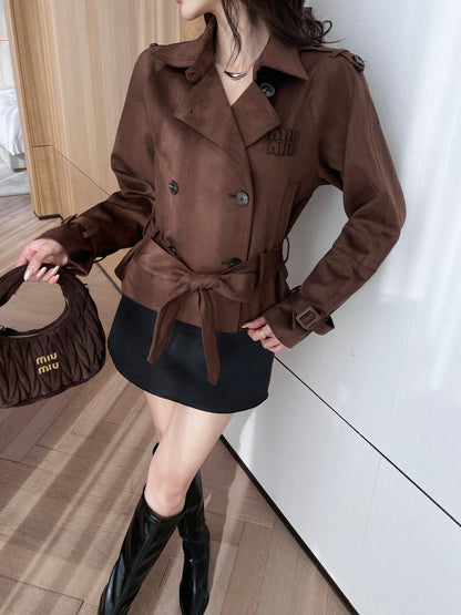 25ss short trench coat