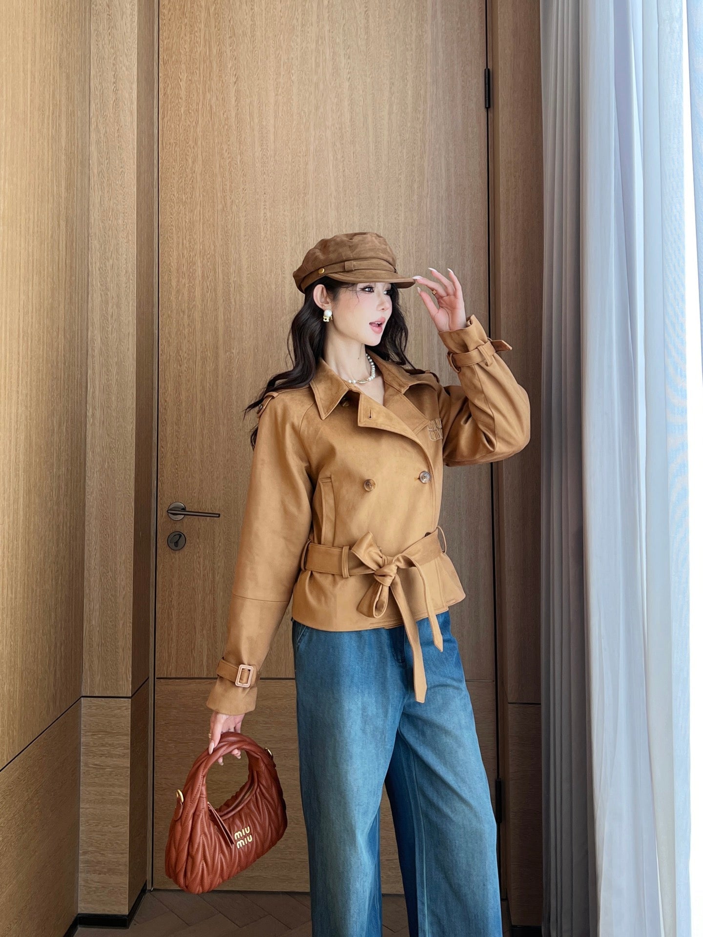 25ss short trenc coat