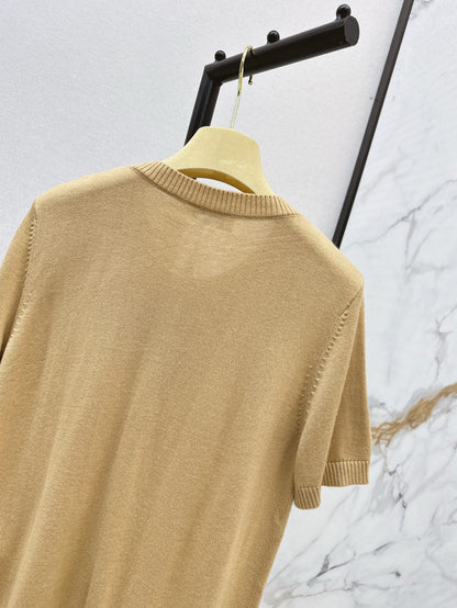 25ss beaded knitted cardigan