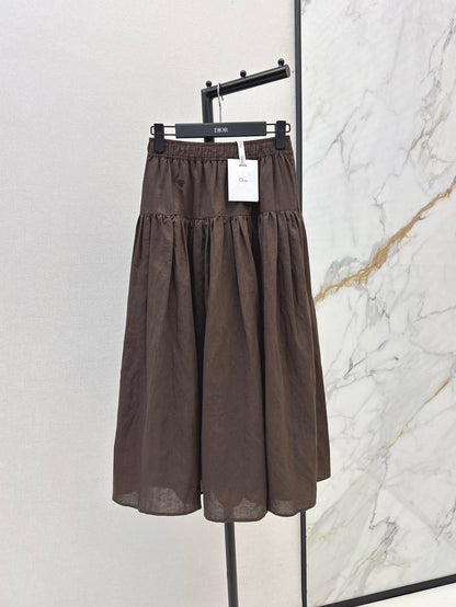 25ss embroidered skirt