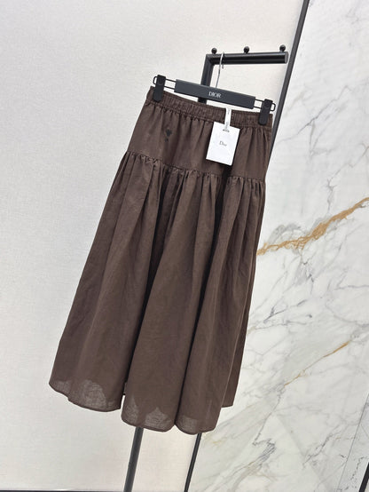 25ss embroidered skirt