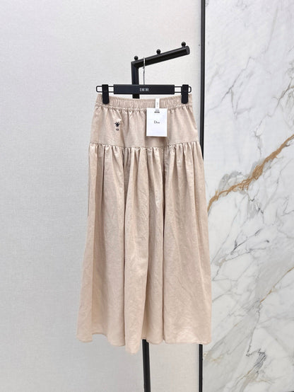 25ss embroidered skirt