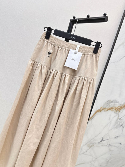 25ss embroidered skirt