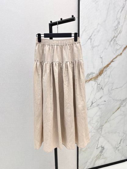 25ss embroidered skirt
