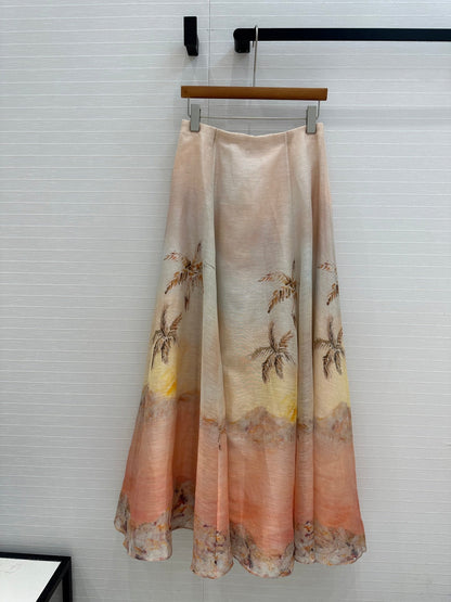 25ss silk skirt