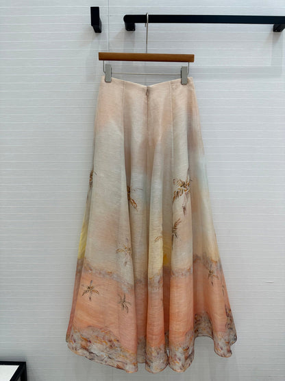 25ss silk skirt