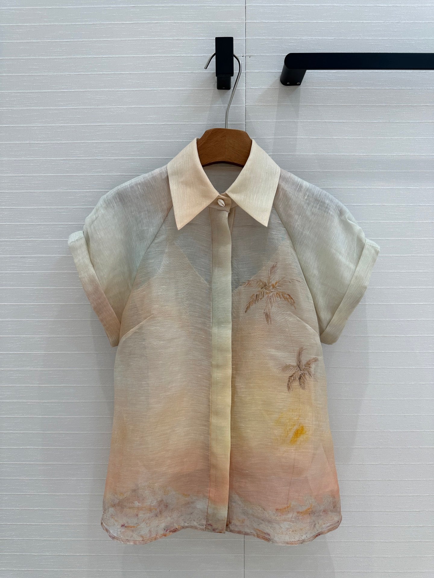 25ss silk 2piece shirt set