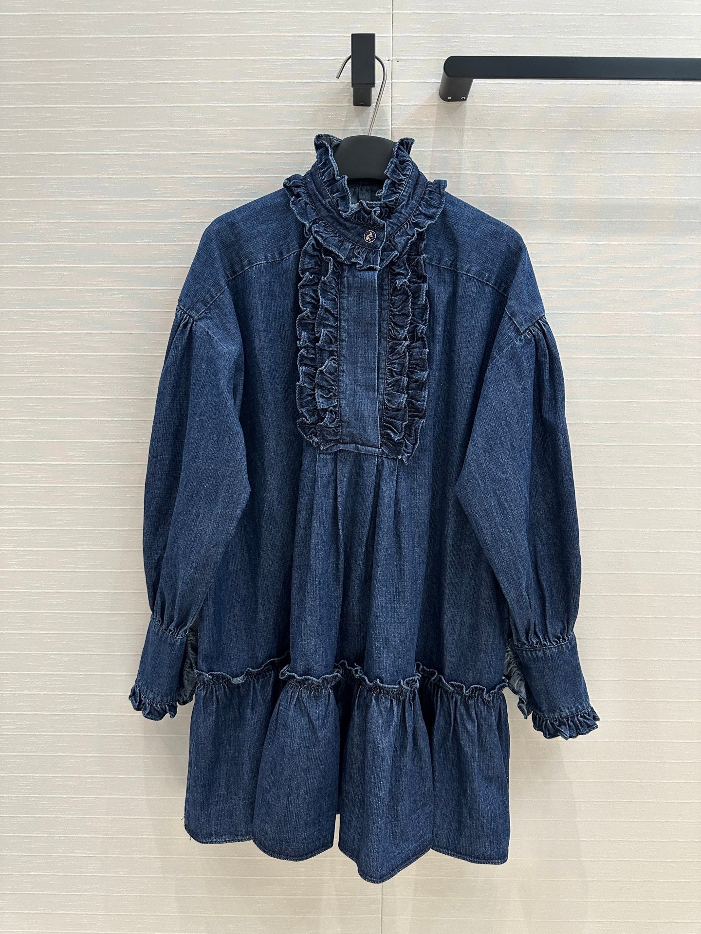 25ss retro denim dress