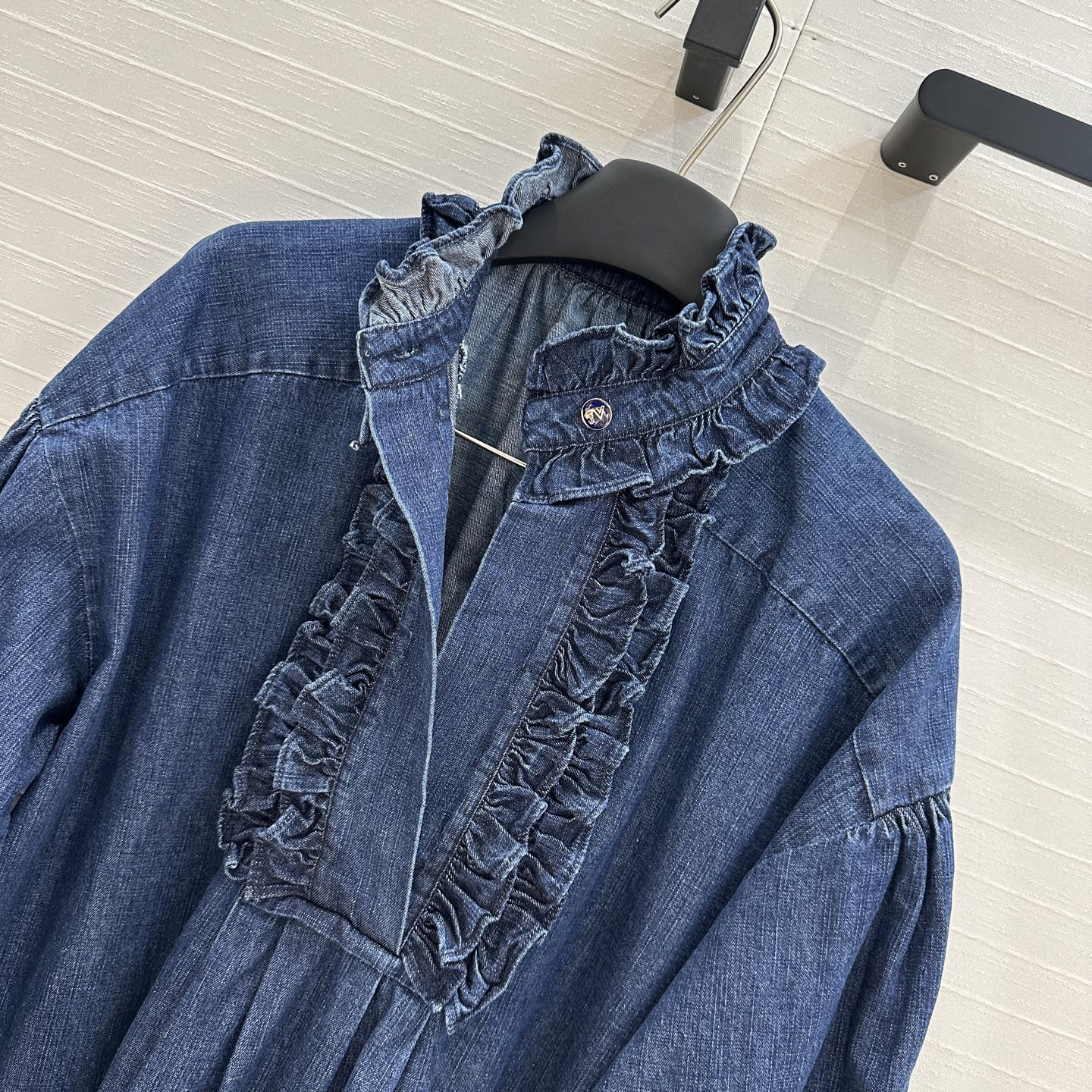 25ss retro denim dress