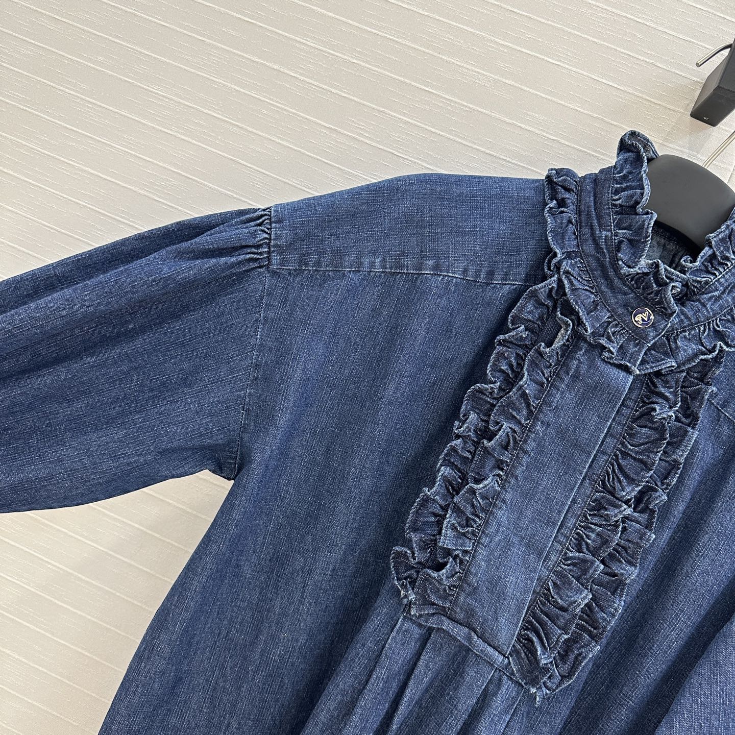 25ss retro denim dress