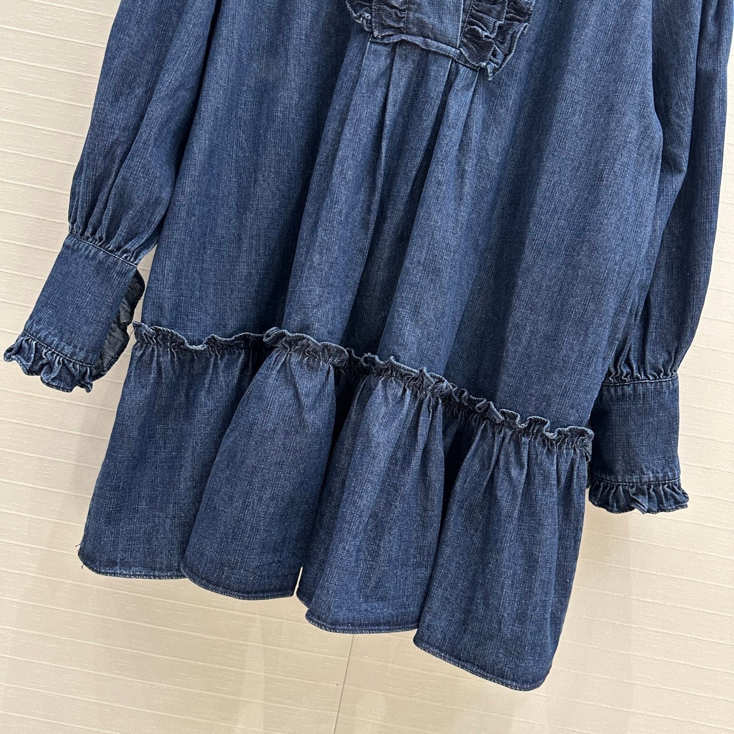 25ss retro denim dress