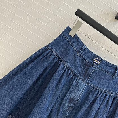 25ss denim skirt