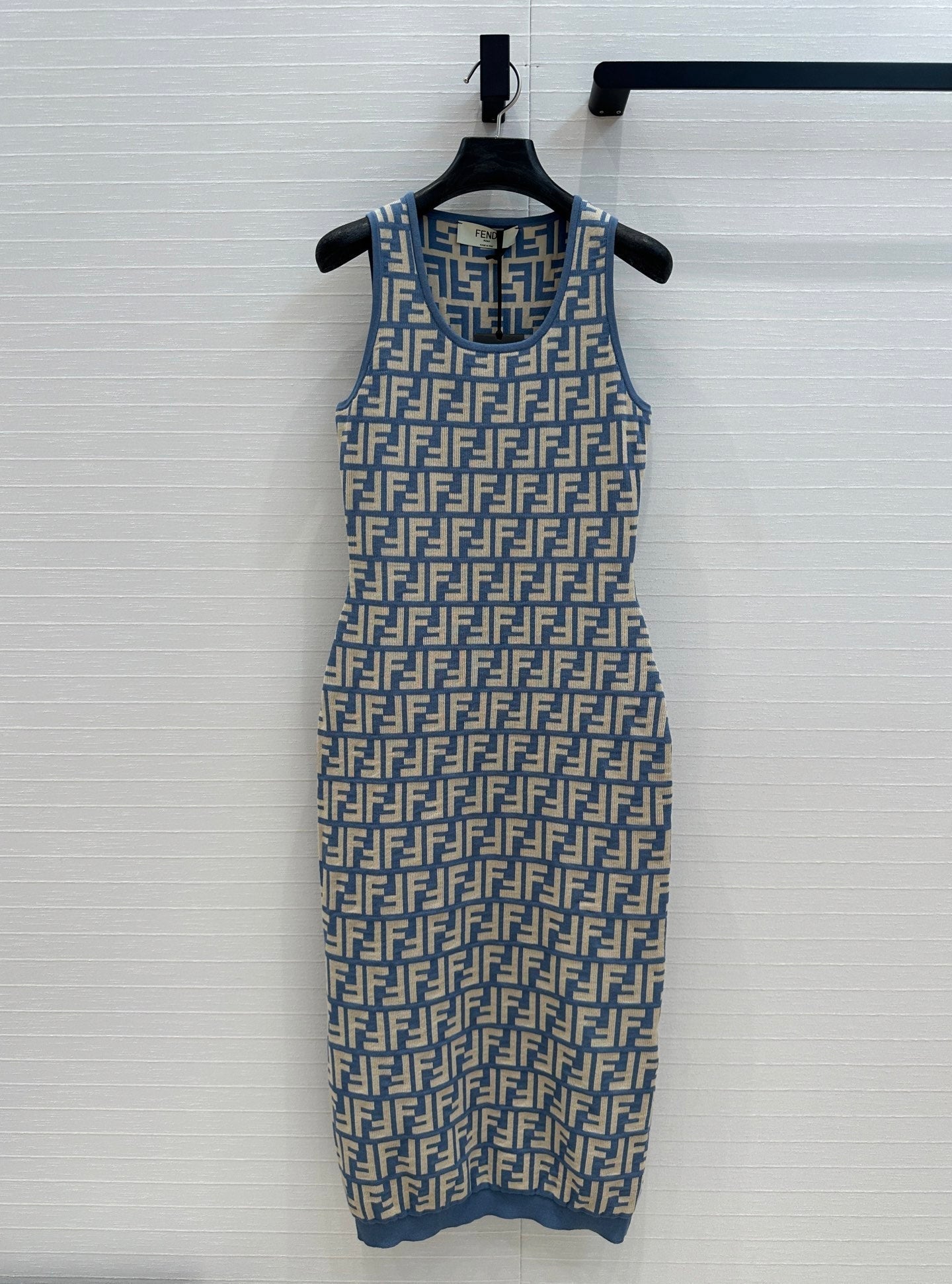 25ss jacquard knitted dress