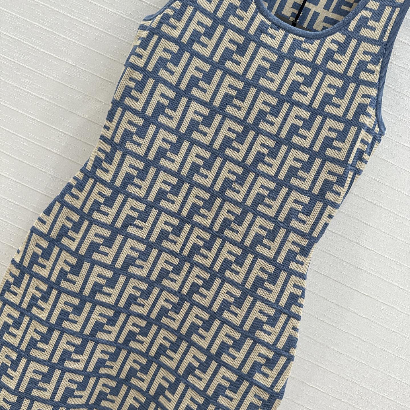 25ss jacquard knitted dress