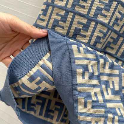 25ss jacquard knitted dress