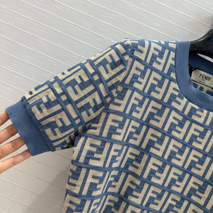 25ss knitted crop t-shirt