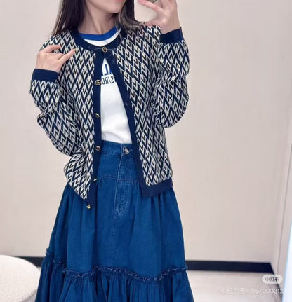 25ss denim skirt