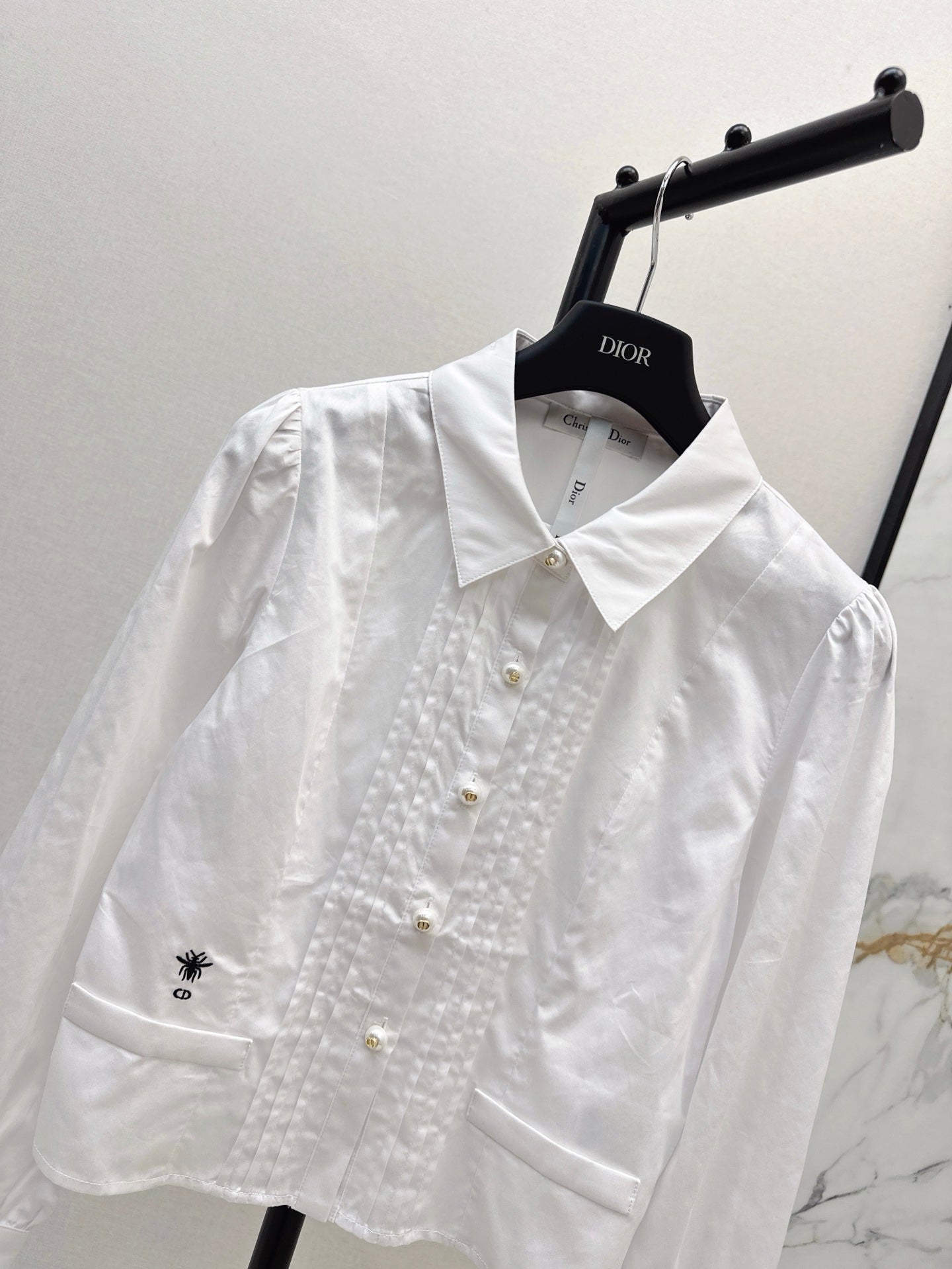 D 25ss embroidered shirt