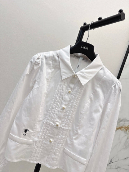 D 25ss embroidered shirt