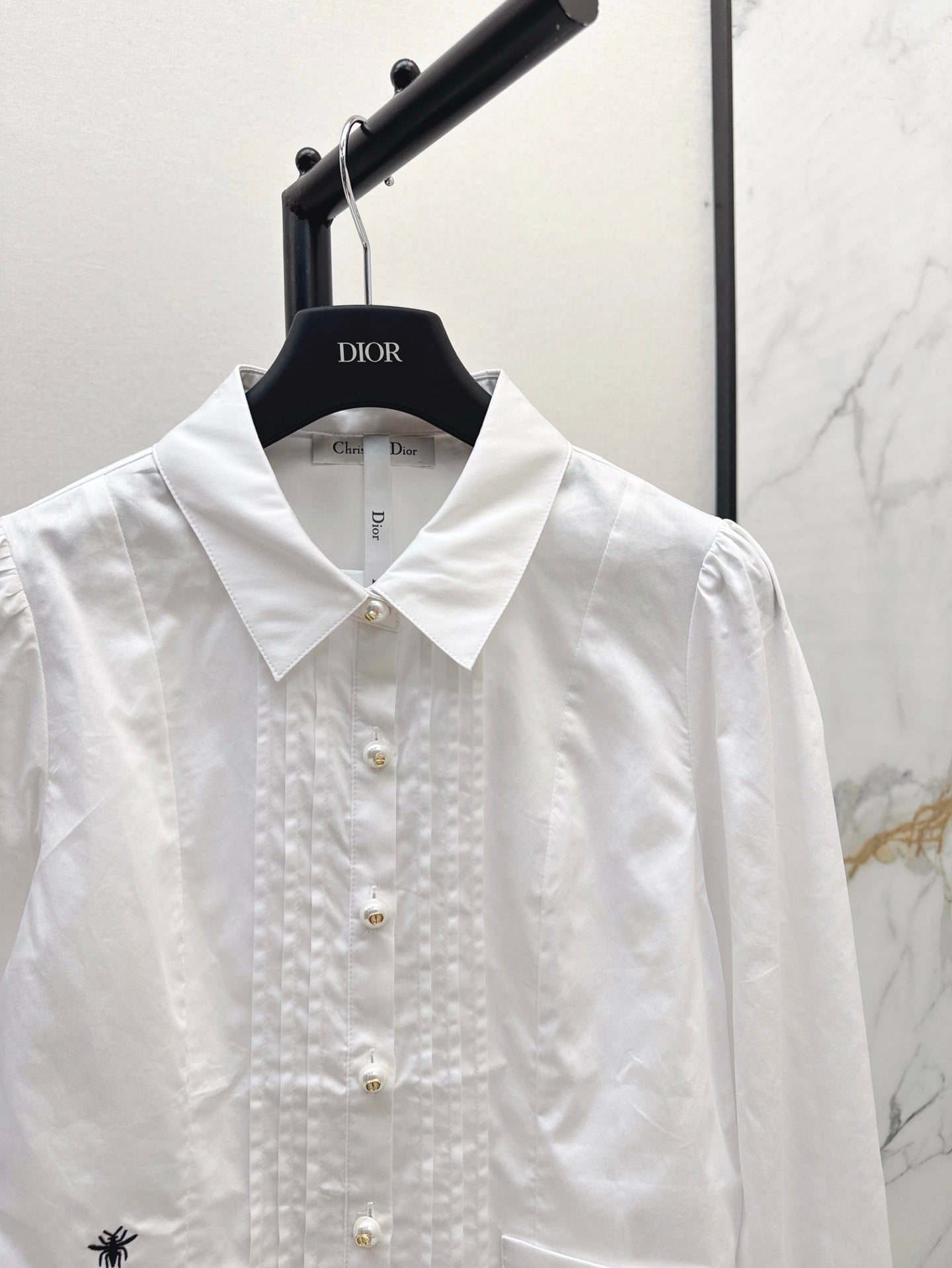 D 25ss embroidered shirt