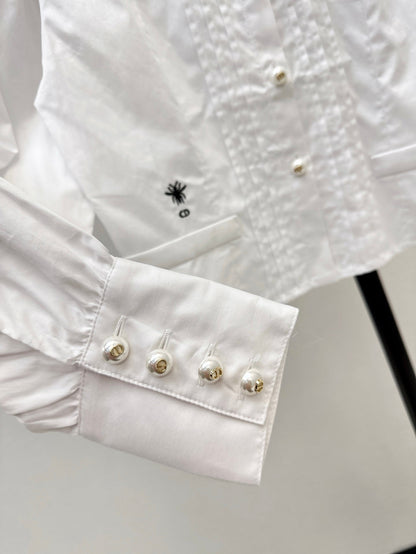 D 25ss embroidered shirt