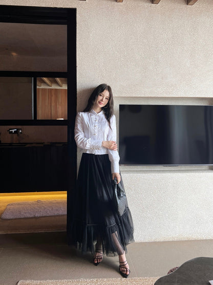 D 25ss embroidered shirt