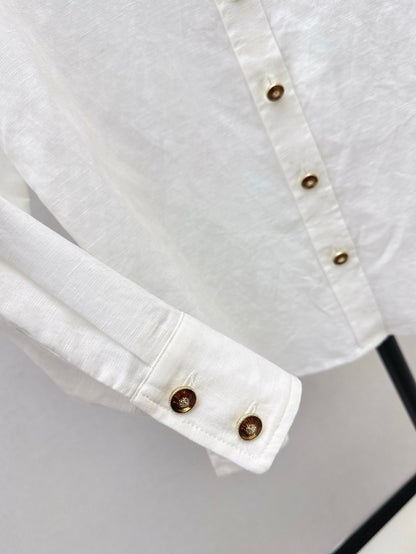 25ss linen buttons shirt