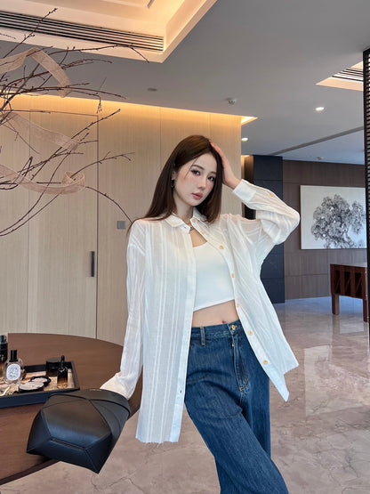 25ss linen buttons shirt