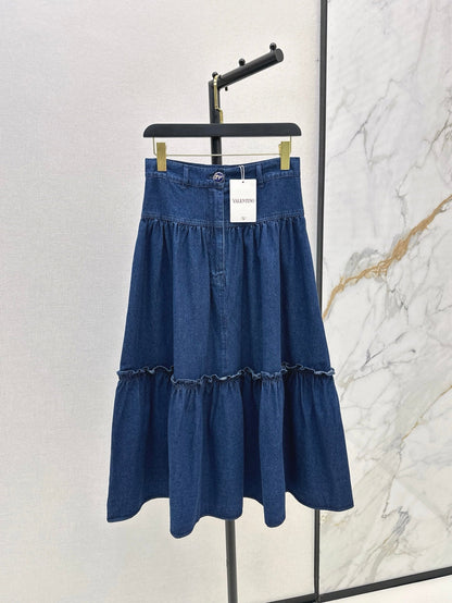 Val 25ss denim skirt
