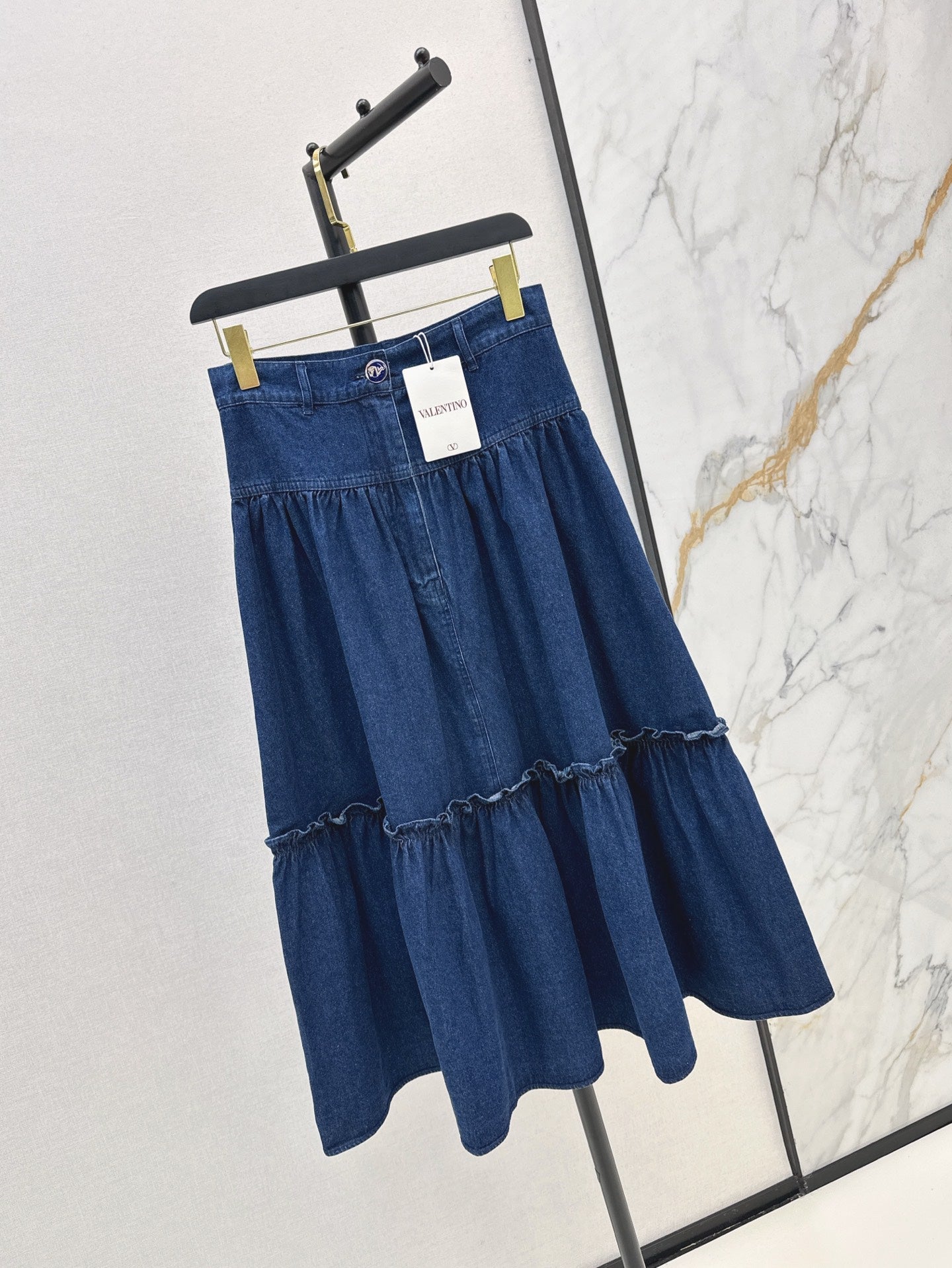 Val 25ss denim skirt