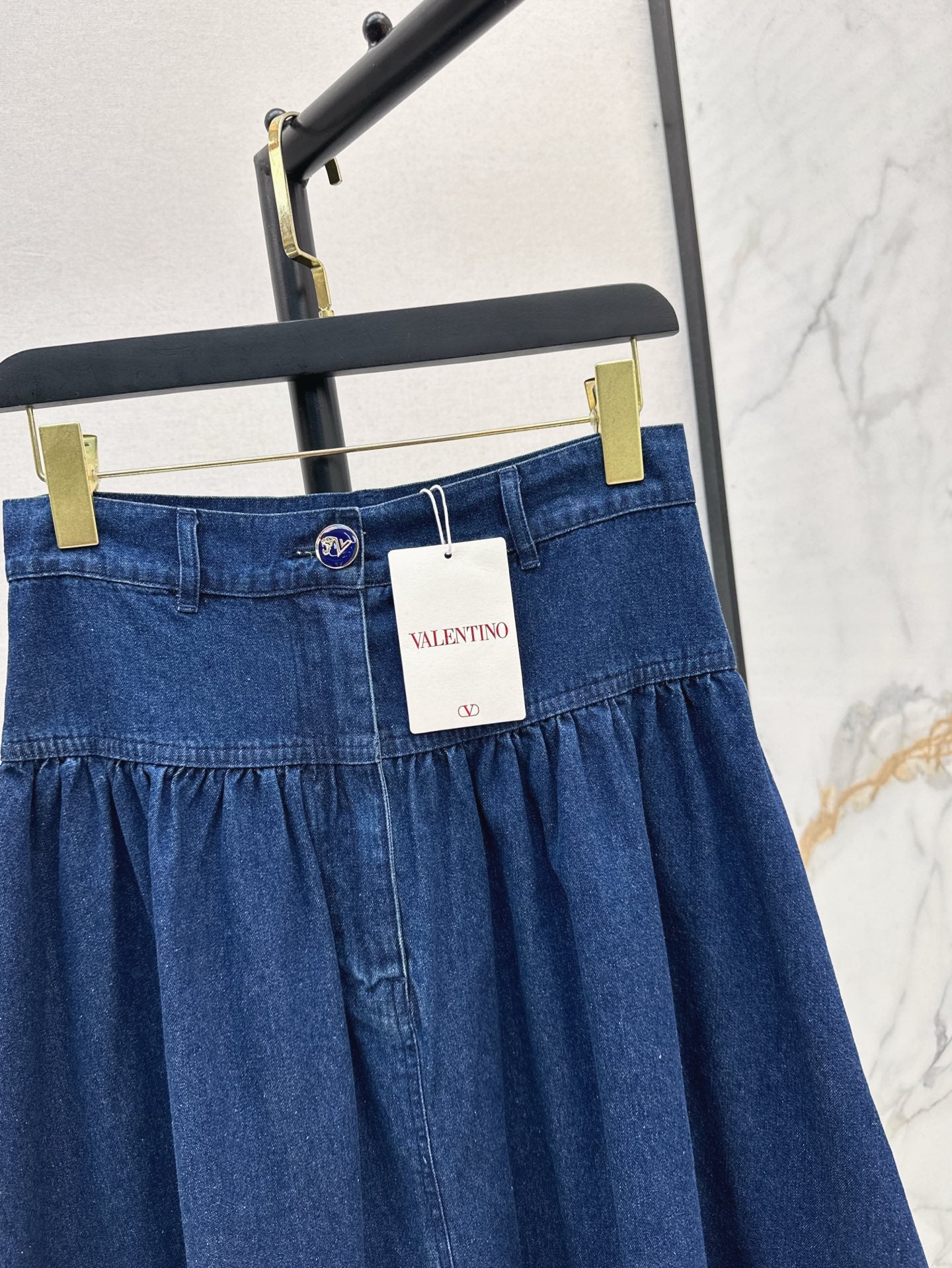 Val 25ss denim skirt