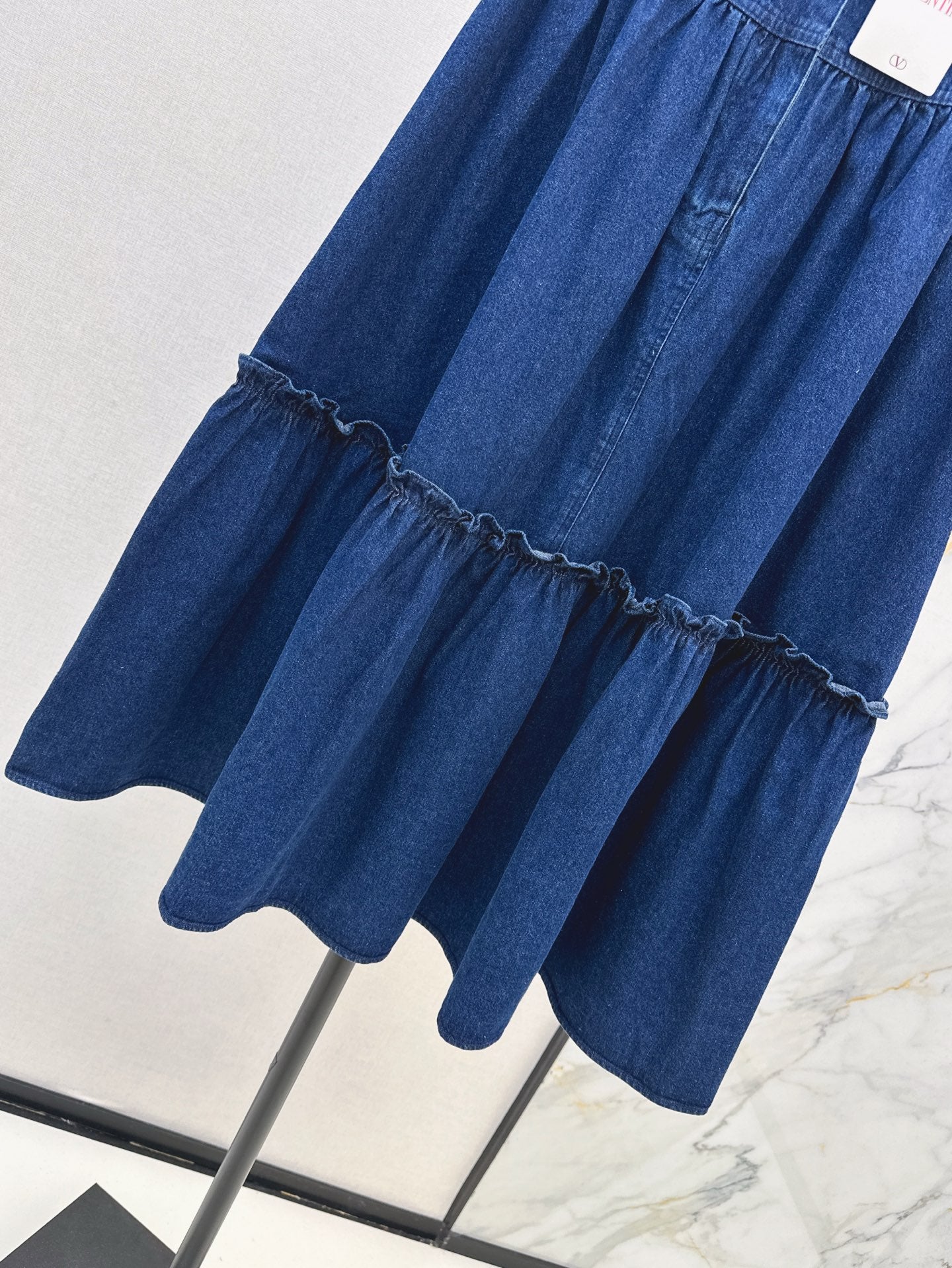 Val 25ss denim skirt