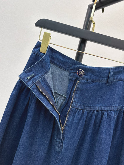 Val 25ss denim skirt