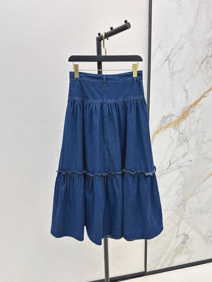 Val 25ss denim skirt