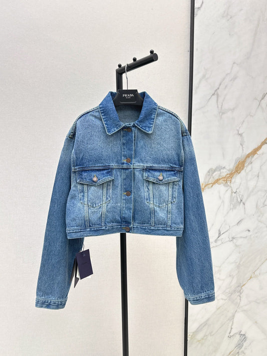 25ss crop denim jacket
