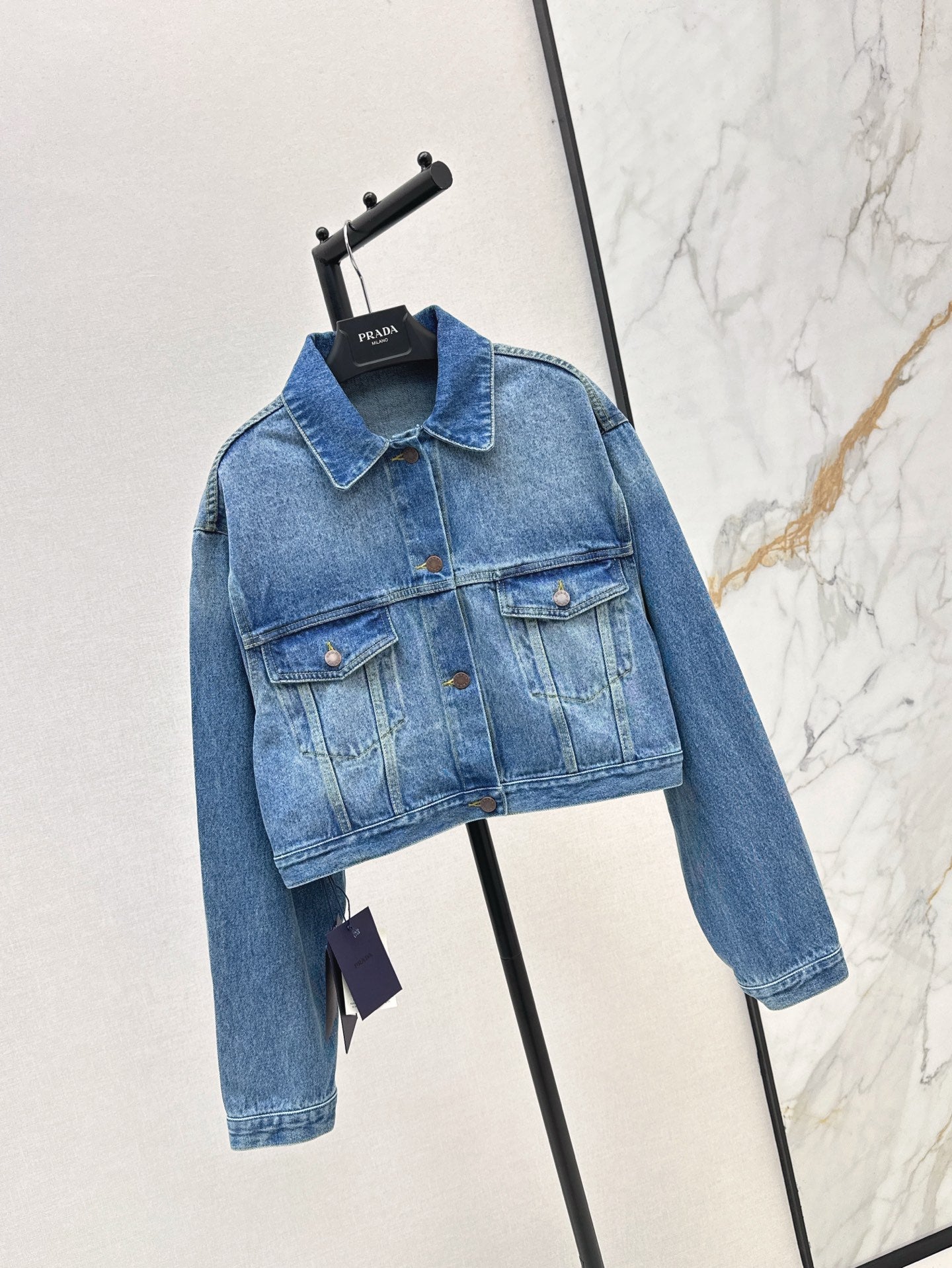 25ss crop denim jacket