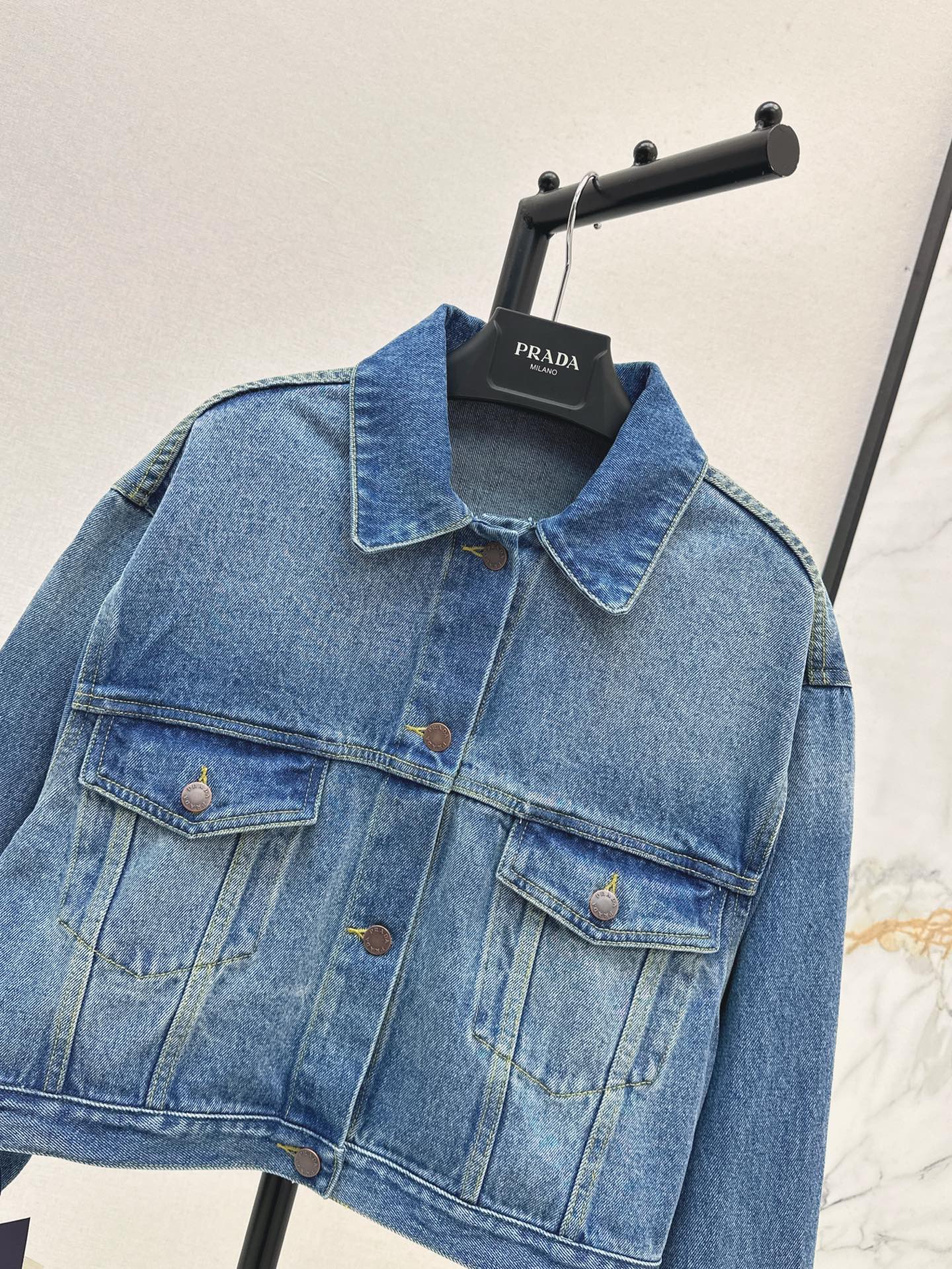25ss crop denim jacket