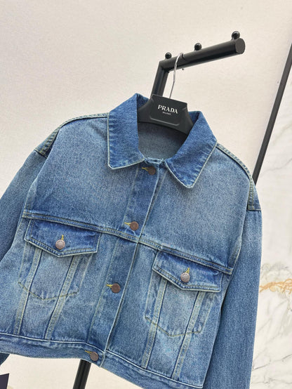 25ss crop denim jacket