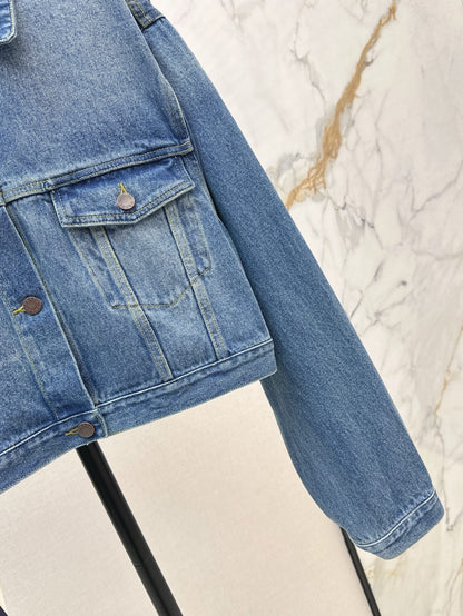 25ss crop denim jacket