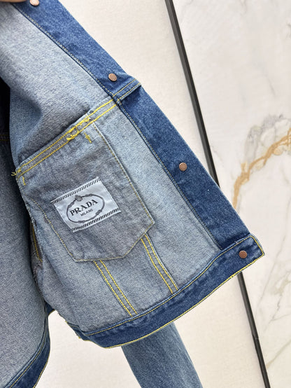 25ss crop denim jacket