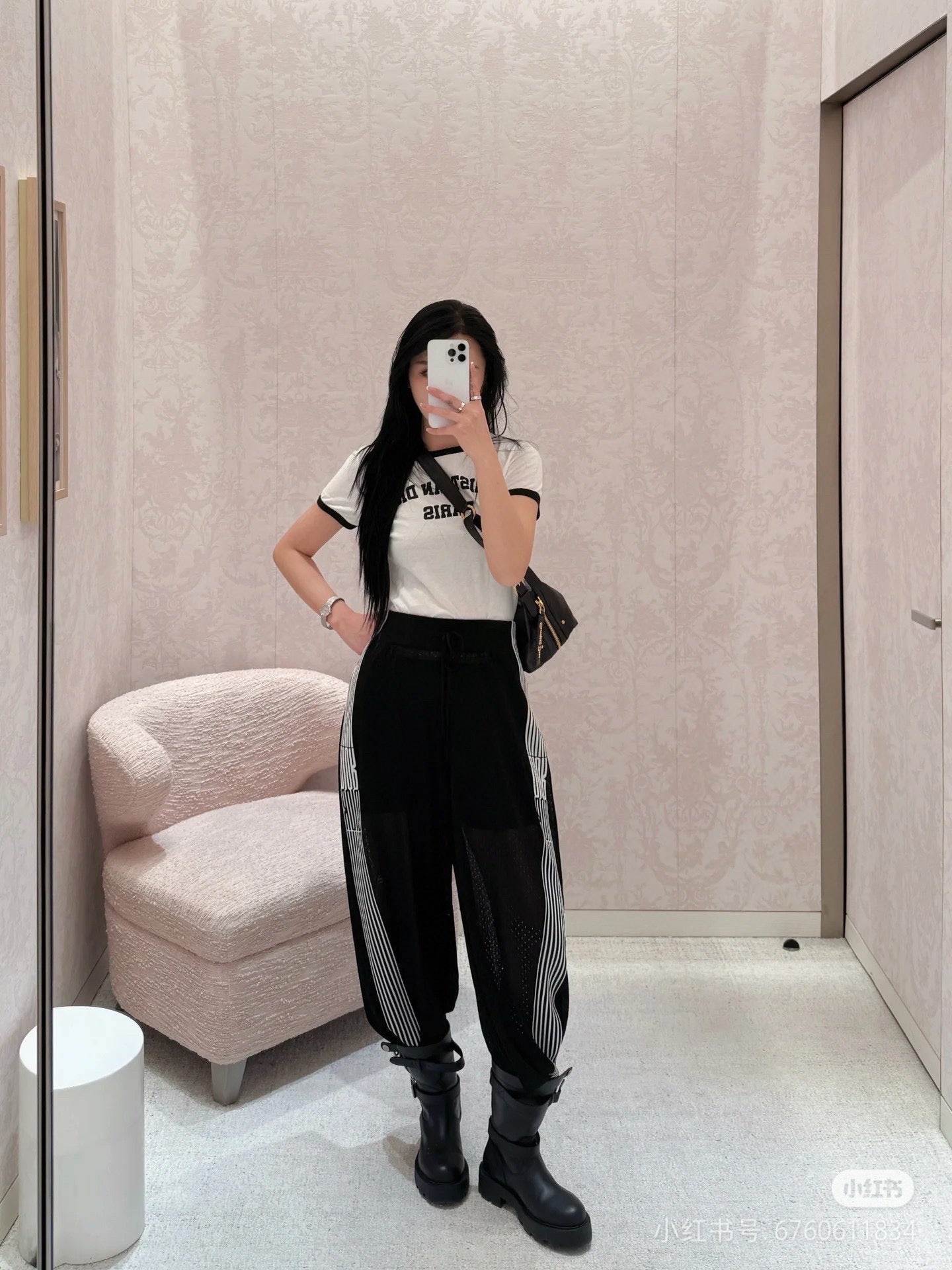 D 25ss wide leg pants