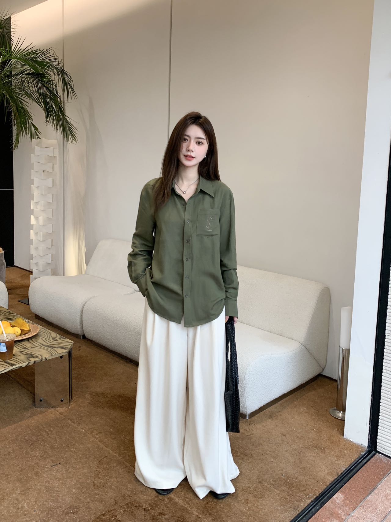 sa 25ss linen buttons shirt