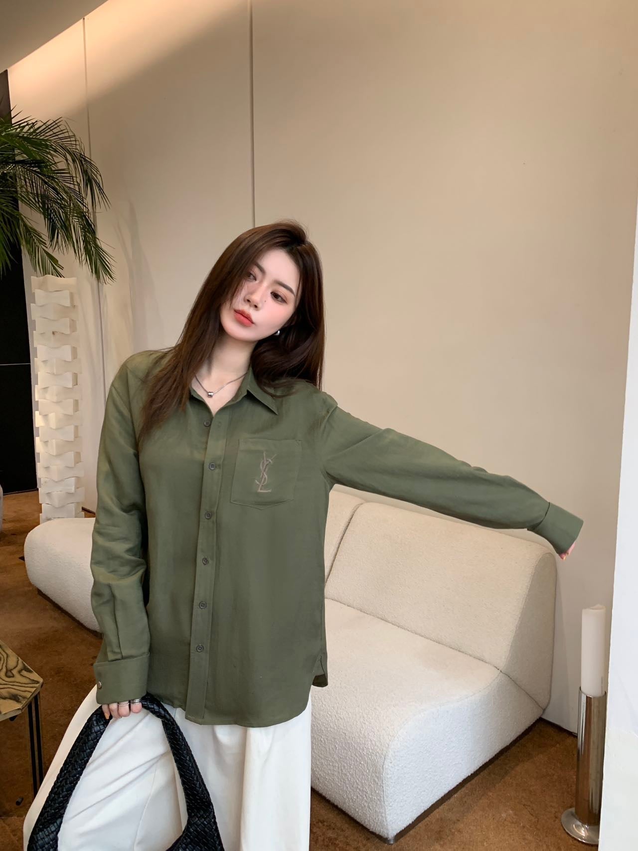 sa 25ss linen buttons shirt