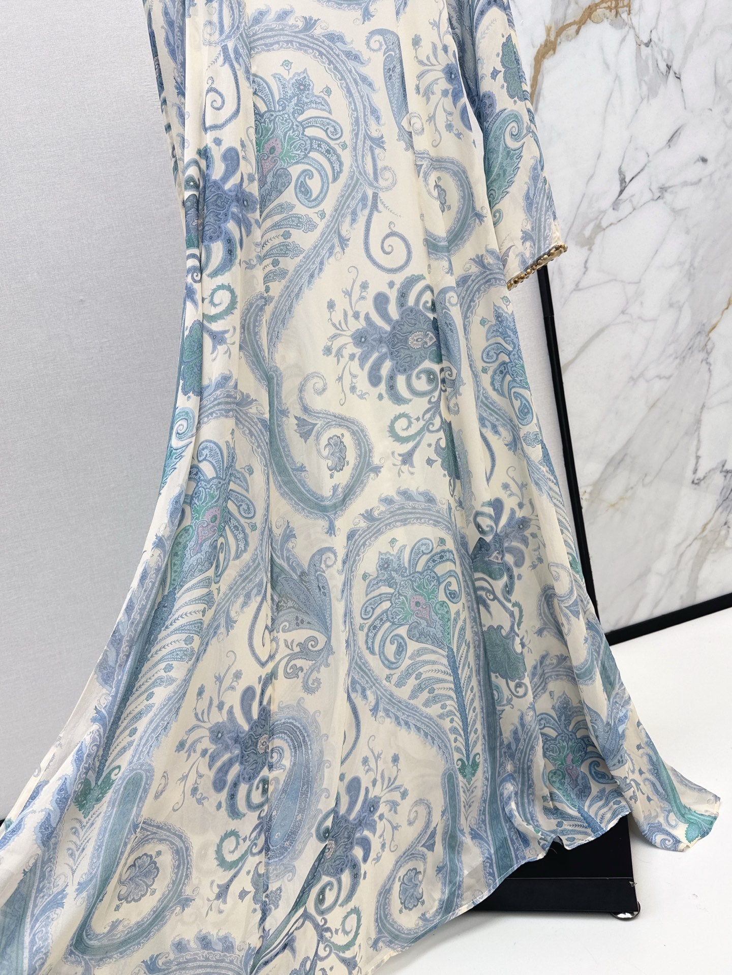 zim 25ss Silk printed dress